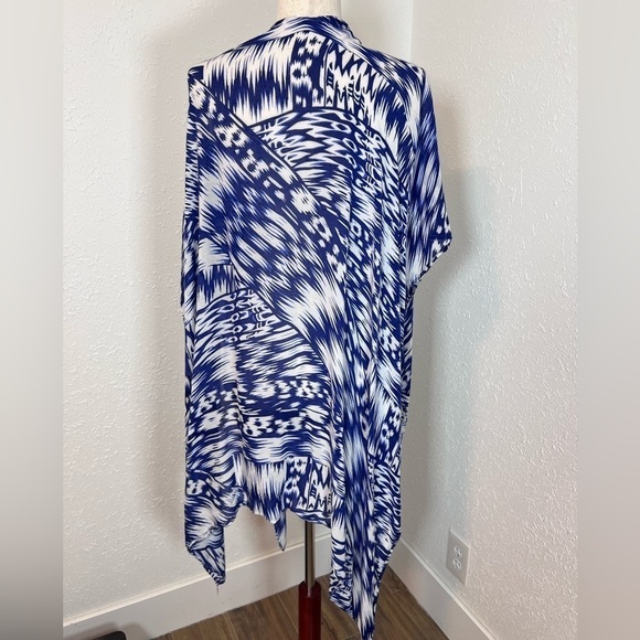 Michael Stars Ikat Print Kimono Convertible Wrap - Picture 6 of 8